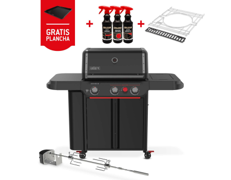 Weber GENESIS Stealth E-330WR Gasgrill inkl. Drehspieß