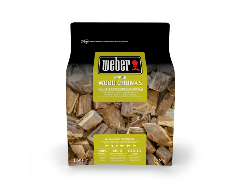 Weber Wood Chunks, Apfelholz, 1,5kg