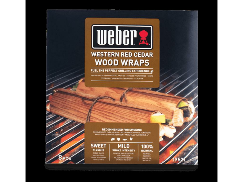 Weber Wood Wraps aus Zedernholz, 8 Stk.