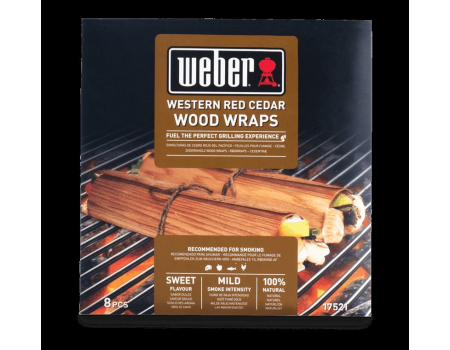 Weber Wood Wraps aus Zedernholz, 8 Stk.