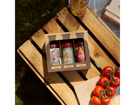O`Donnell 3er Set BBQ-Sauce 3x 260ml