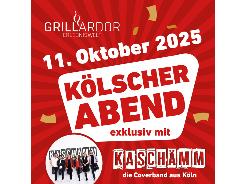 Ticket Kölscher Abend | 11.10.25 Remscheid