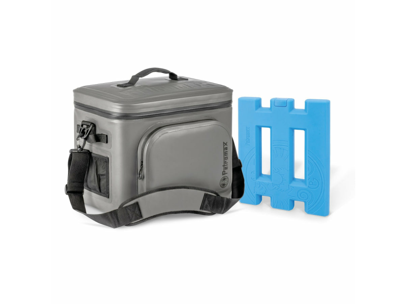 Petromax Kühltasche 22 Liter GRAU mit Kühlakku