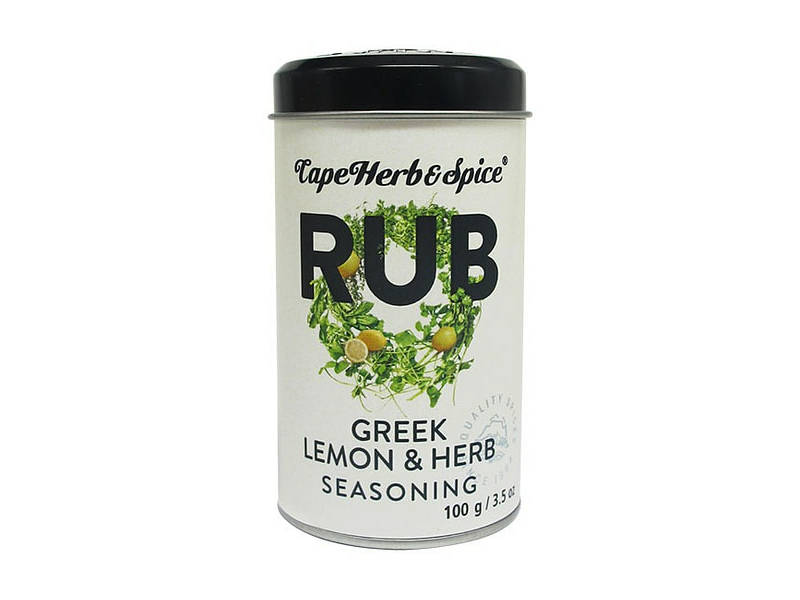 Cape Herb Rub Greek Lemon &amp; Herb 100g