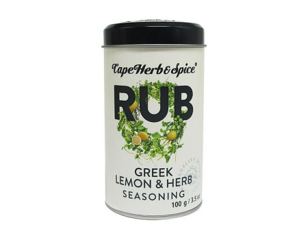 Cape Herb Rub Greek Lemon &amp; Herb 100g