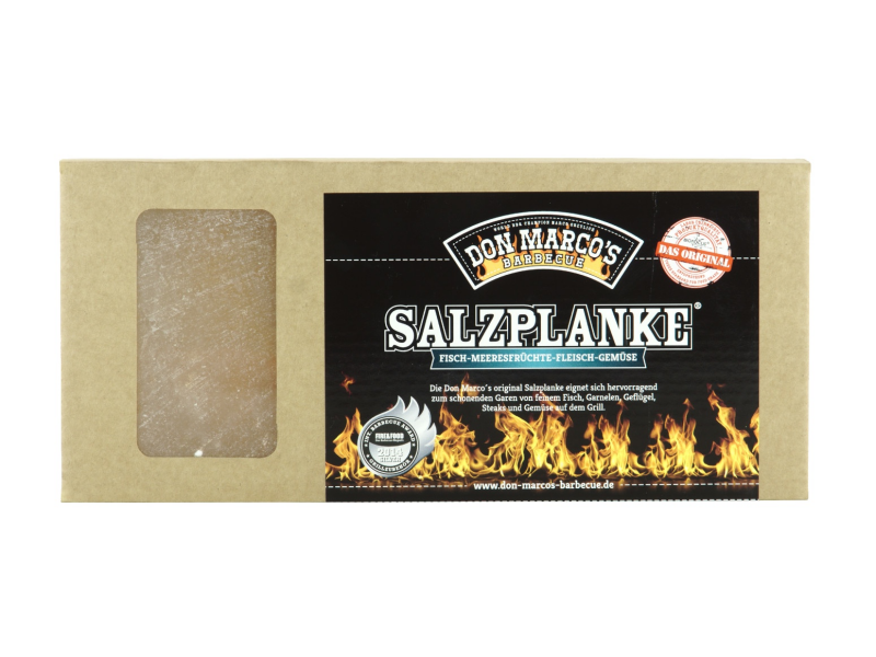 Don Marco’s Salzplanke 20 x 10 x 2cm