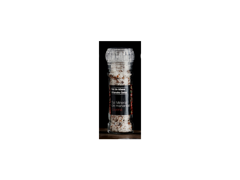 Sal de Anana Kristal Salz Cayenne Pfeffer Mühle